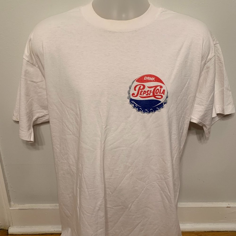 Vintage Single stitch pepsi shirt - true to size